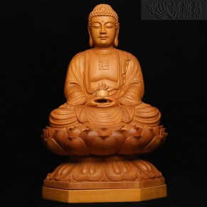 木质释迦牟尼佛坐像